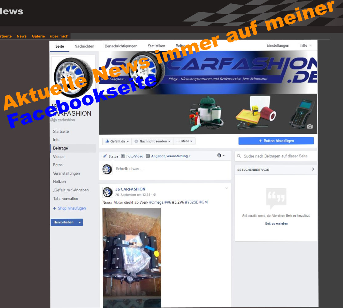 Aktuelle News immer auf meiner  Facebookseite
